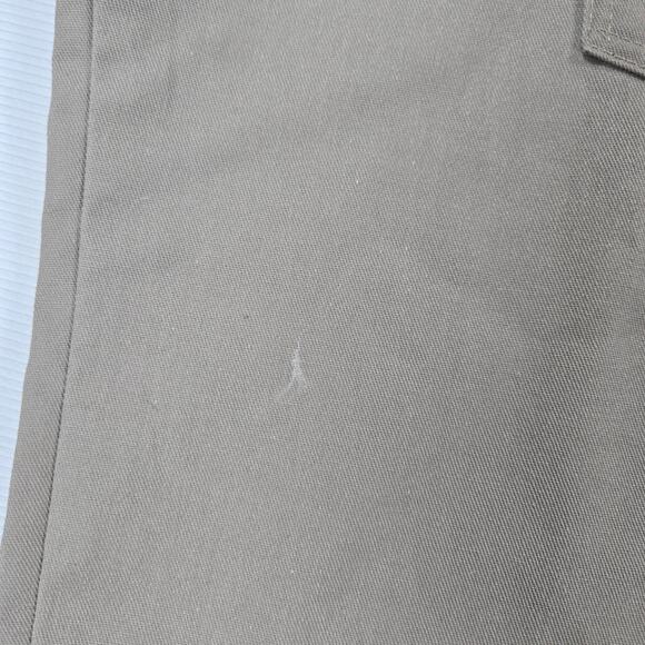 Vintage Made in USA Ben Davis Short Sleeve 1/2 Zip Khaki Short Shirt Size Large - Picture 2 of 9